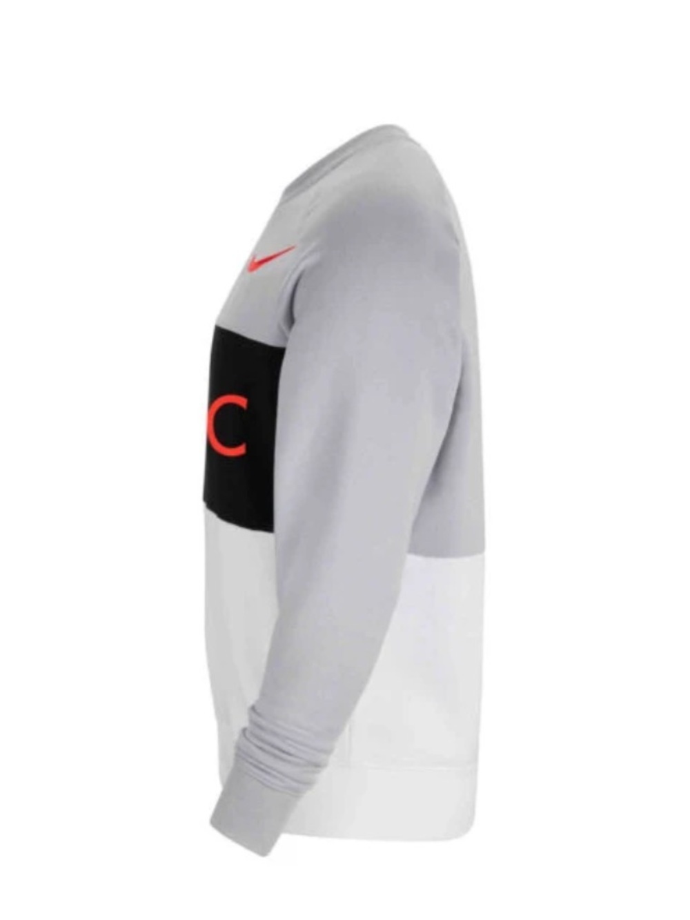 Nike Air Max Liverpool Fleece Sweatshirt 'Grey'MEN'S - Picture 7 of 9